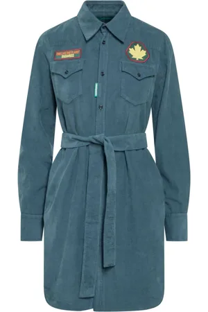 Dsquared2 Patch-detailing shirt dress
