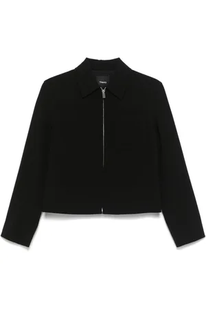 THEORY Crepe-texture jacket