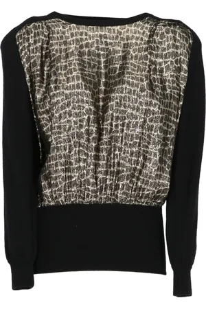 VALENTINO GARAVANI 1980s crocodile-print sweater