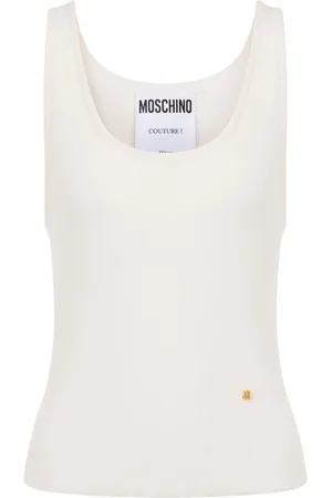 Moschino Fine-ribbed tank top