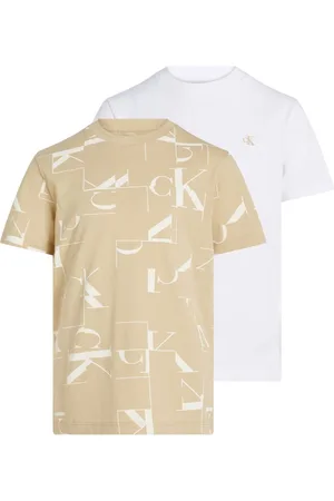 Calvin Klein Monogram-print T-shirts (pack of two)