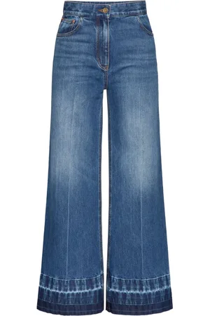 VALENTINO GARAVANI High-rise wide-leg jeans