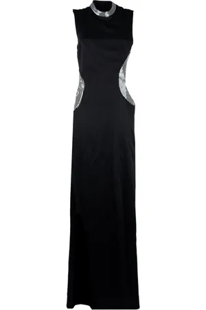 GENNY Asymmetric maxi dress