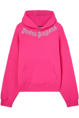 Palm Angels Neck-logo hoodie