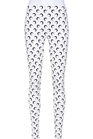 Marine Serre Crescent moon-print leggings