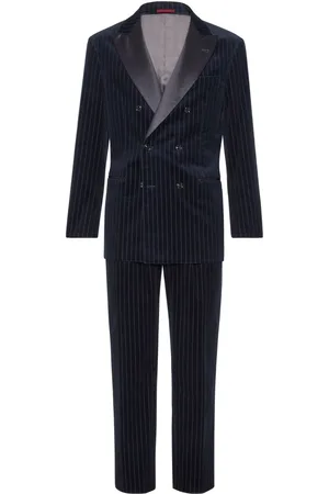 Brunello Cucinelli Pinstriped corduroy suit