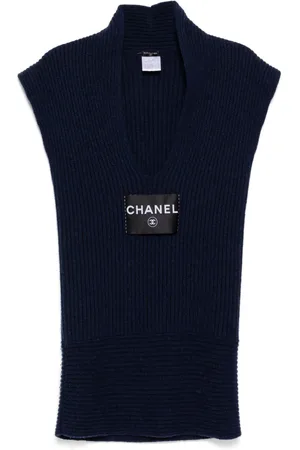CHANEL 2008 logo sleeveless dress