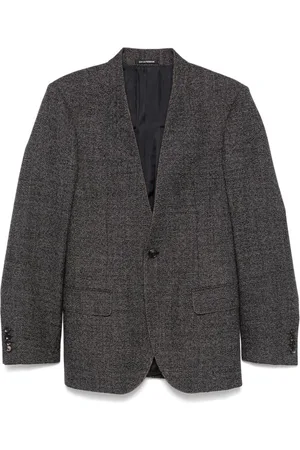 Emporio Armani Mélange-effect blazer