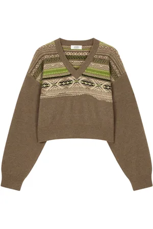 Studio Tomboy Fair isle intarsia knit sweater