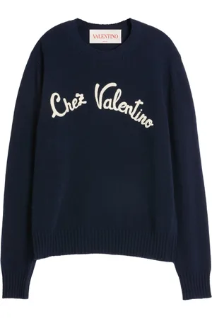 VALENTINO GARAVANI Chez Valentino-embroidered sweater