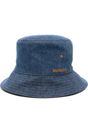 Burberry Embroidered-logo bucket hat