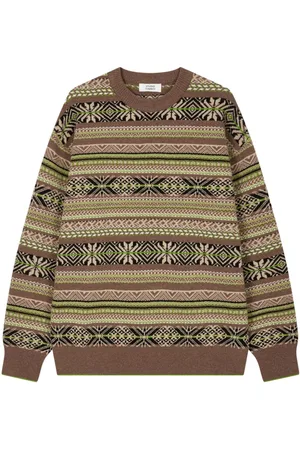 Studio Tomboy Fair isle intarsia knit sweater