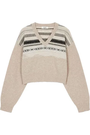 Studio Tomboy Patterned-detailed sweater