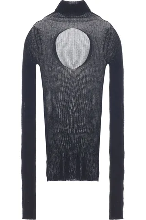 Quira High-neck ribbed-knit jumper
