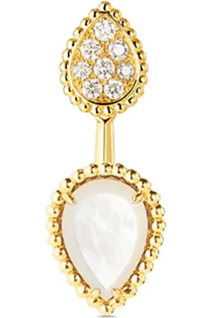 Boucheron 18kt yellow Serpent Bohème diamond earrings