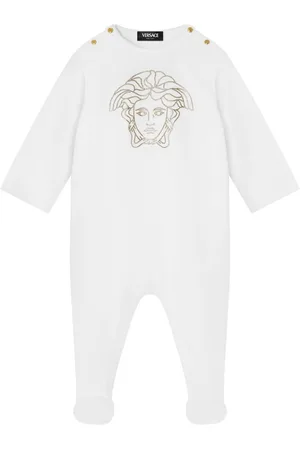 VERSACE Medusa-studded sleepsuit
