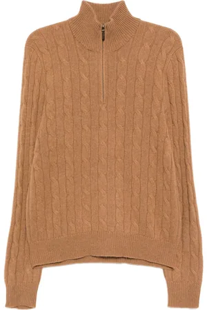 Ralph Lauren Cable-knit quarter-zip sweater