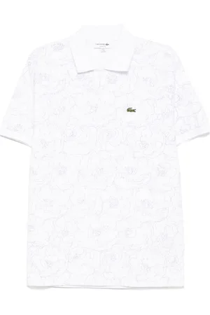 Lacoste Flower Print L.12.12 Polo Shirt