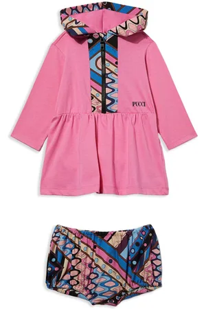 PUCCI Junior Vivara-print dress set