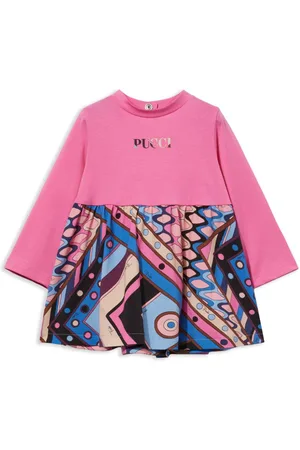 PUCCI Junior Vivara-print dress