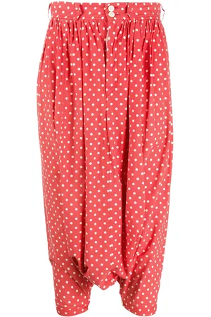 Comme des Garçons 2000s polka dot harem trousers