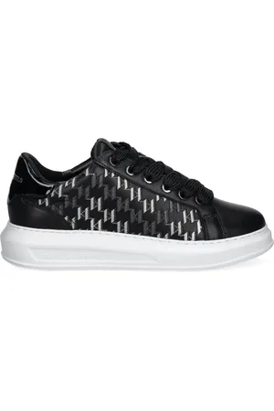 Karl Lagerfeld Monogram leather sneakers