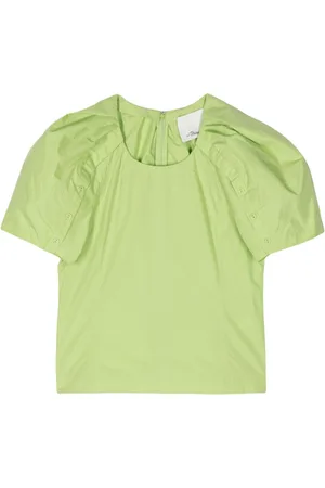 3.1 Phillip Lim Puff-sleeve button-detail top