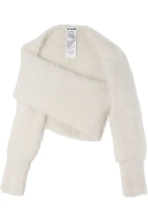 SUNNEI Brushed-finish wrapped sweater