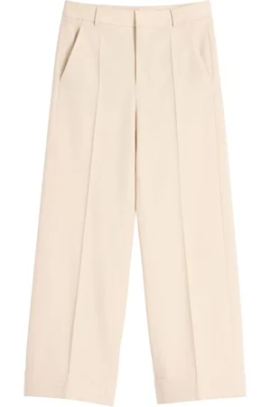 VALENTINO GARAVANI Turn-up gabardine trousers