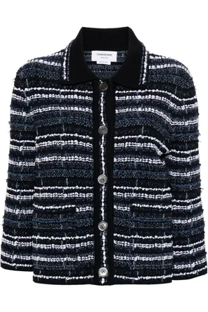 Thom Browne Bouclé construction tweed jacket
