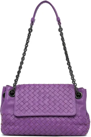 Bottega Veneta 2012-2023 Small Madras Goatskin Intrecciato shoulder bag