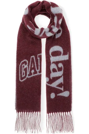 Ganni Please Recycle scarf