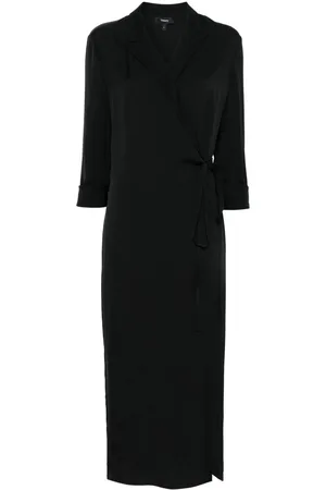 THEORY Lapel maxi dress