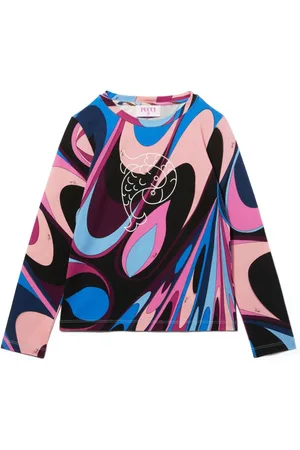 PUCCI Junior Onde-print top