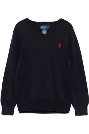 Ralph Lauren Polo Pony-embroidered cotton jumper