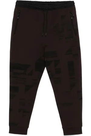 HUGO BOSS Graphic-print track trousers