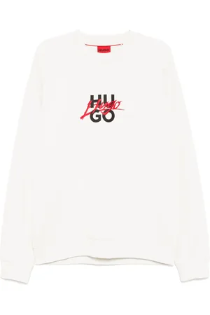 HUGO BOSS Double Logo cotton sweatshirt