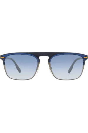 Ermenegildo Zegna Logo-engraved sunglasses