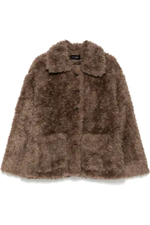 tout a coup Faux-fur jacket