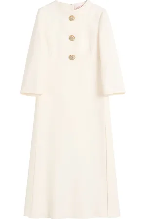 VALENTINO GARAVANI Crepe Couture midi dress