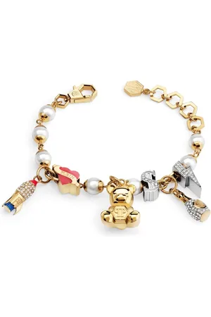 Philipp Plein Logo charm bracelet