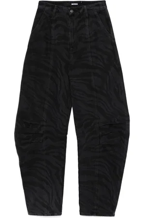 ROTATE Zebra twill trousers