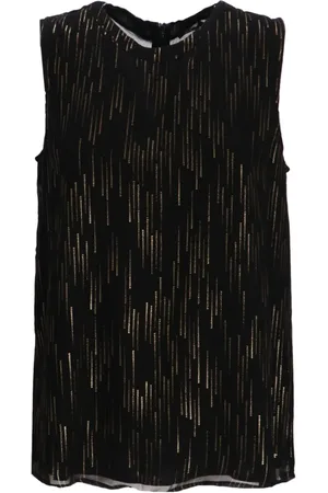 Armani Exchange Metallic-threading top