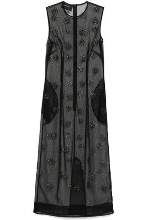 Simone Rocha Crystal embellishment midi dress