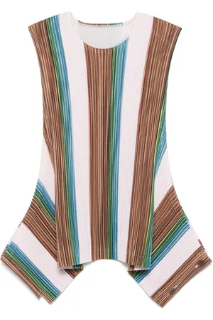 Issey Miyake Rb_Stripes 1 tank top