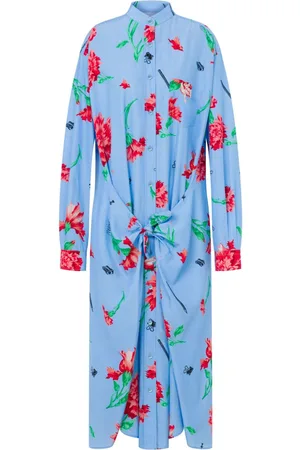 Moschino Floral-print midi dress