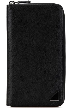 Prada 2013-2024 Saffiano Zip Around Wallet long wallets