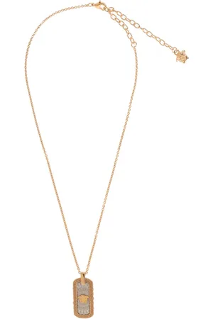 VERSACE Crystal-pendant necklace