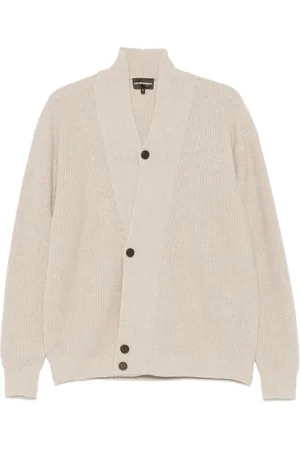 Emporio Armani Ribbed-knit cardigan