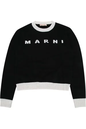 Marni Logo-intarsia sweater